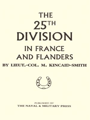 cover image of The 25th Division in France and Flanders
